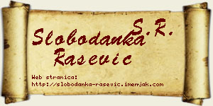 Slobodanka Rašević vizit kartica